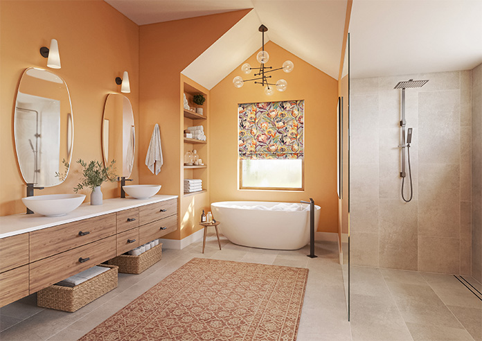 Ophelia, Russet - Twist&Fit Roman Blind - Image 7